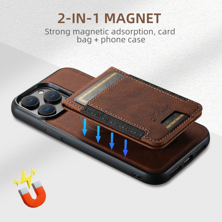 Coque de Téléphone Luxueuse avec Support de Carte