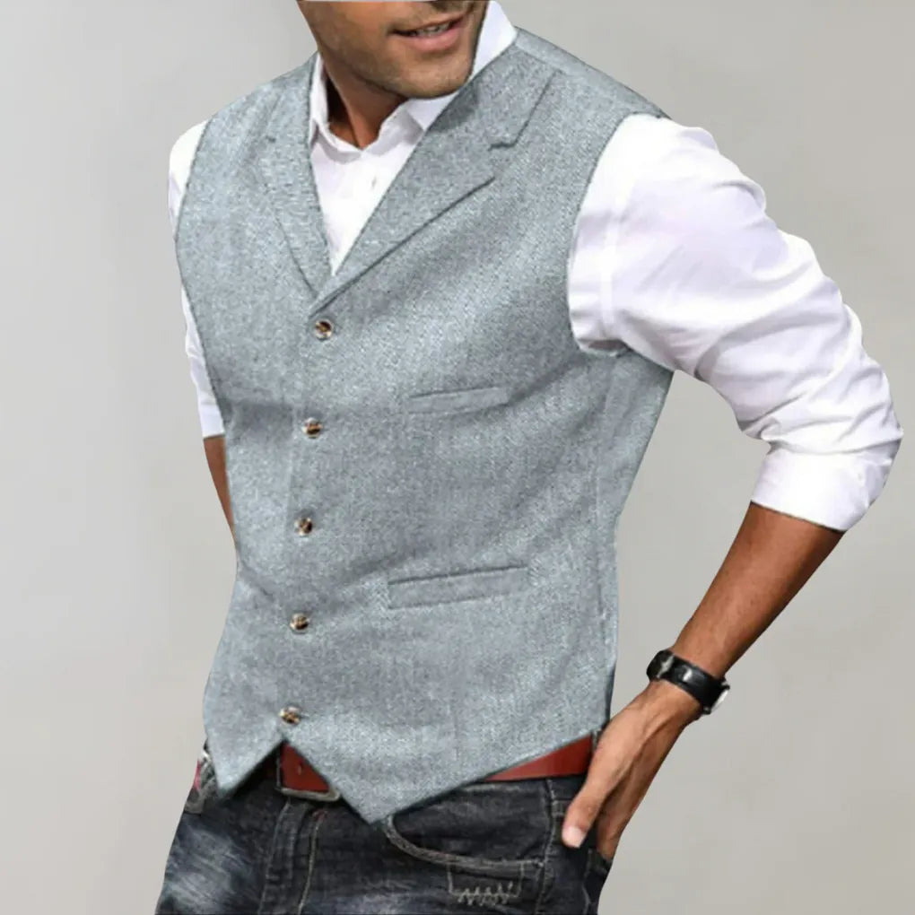 Gilet de costume élégant pour hommes – Couche raffinée pour looks formels
