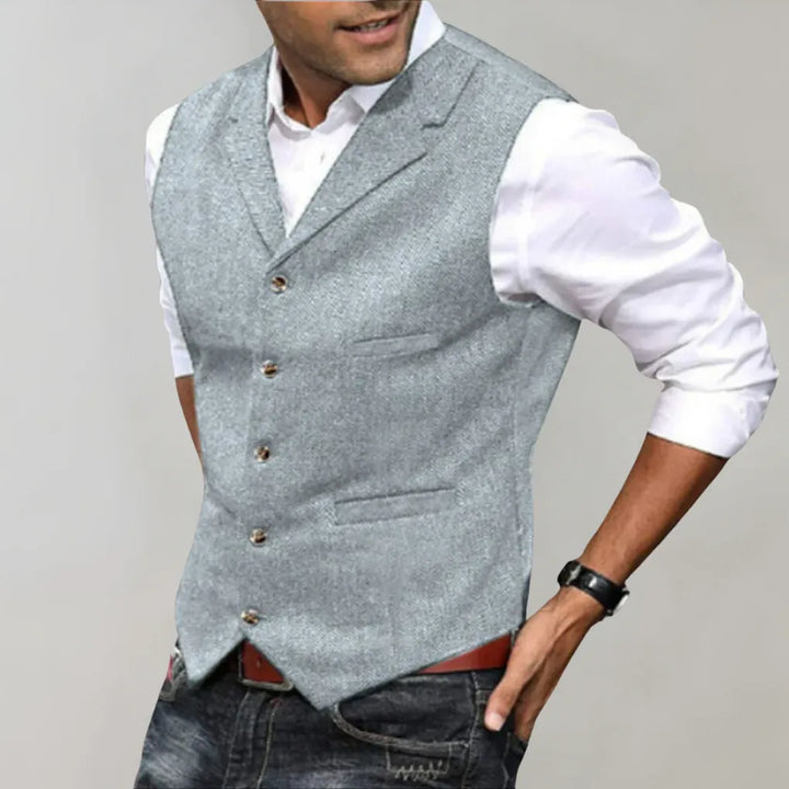 Gilet de costume élégant pour hommes – Couche raffinée pour looks formels