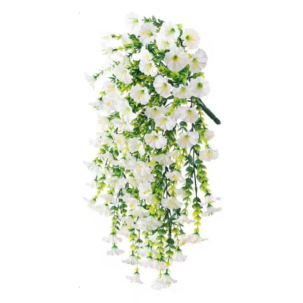 Décor Suspendu Fleur Artificielle Gloire du Matin Résistante aux UV