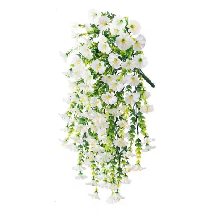 Décor Suspendu Fleur Artificielle Gloire du Matin Résistante aux UV