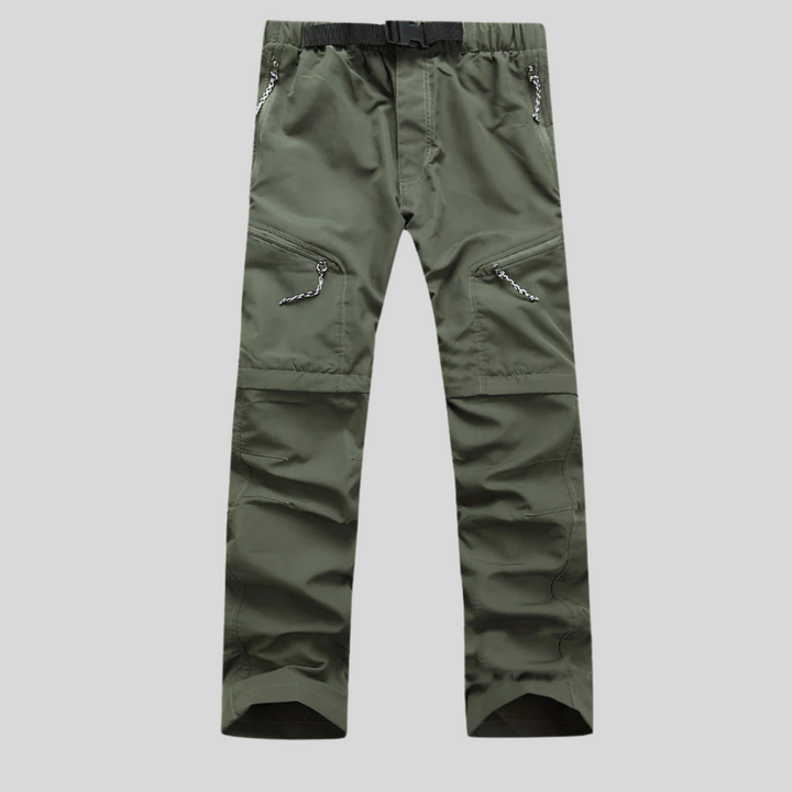 Pantalons de randonnée pour hommes 2 en 1 – Style rugged avec fonction convertible