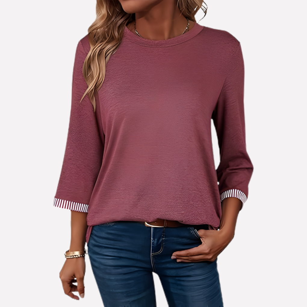 T-shirt Femme Manches 3/4