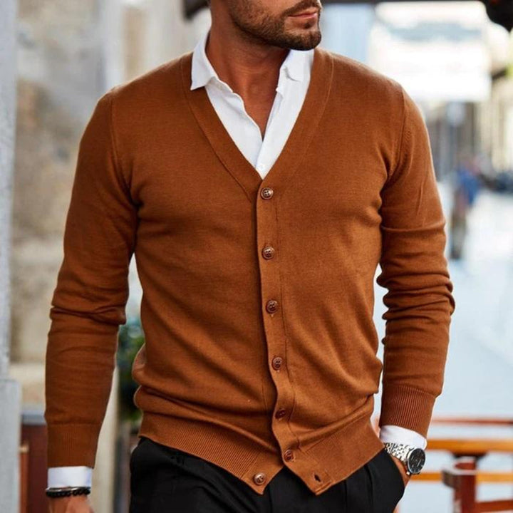 Cardigan en Coton pour Hommes Style Casual