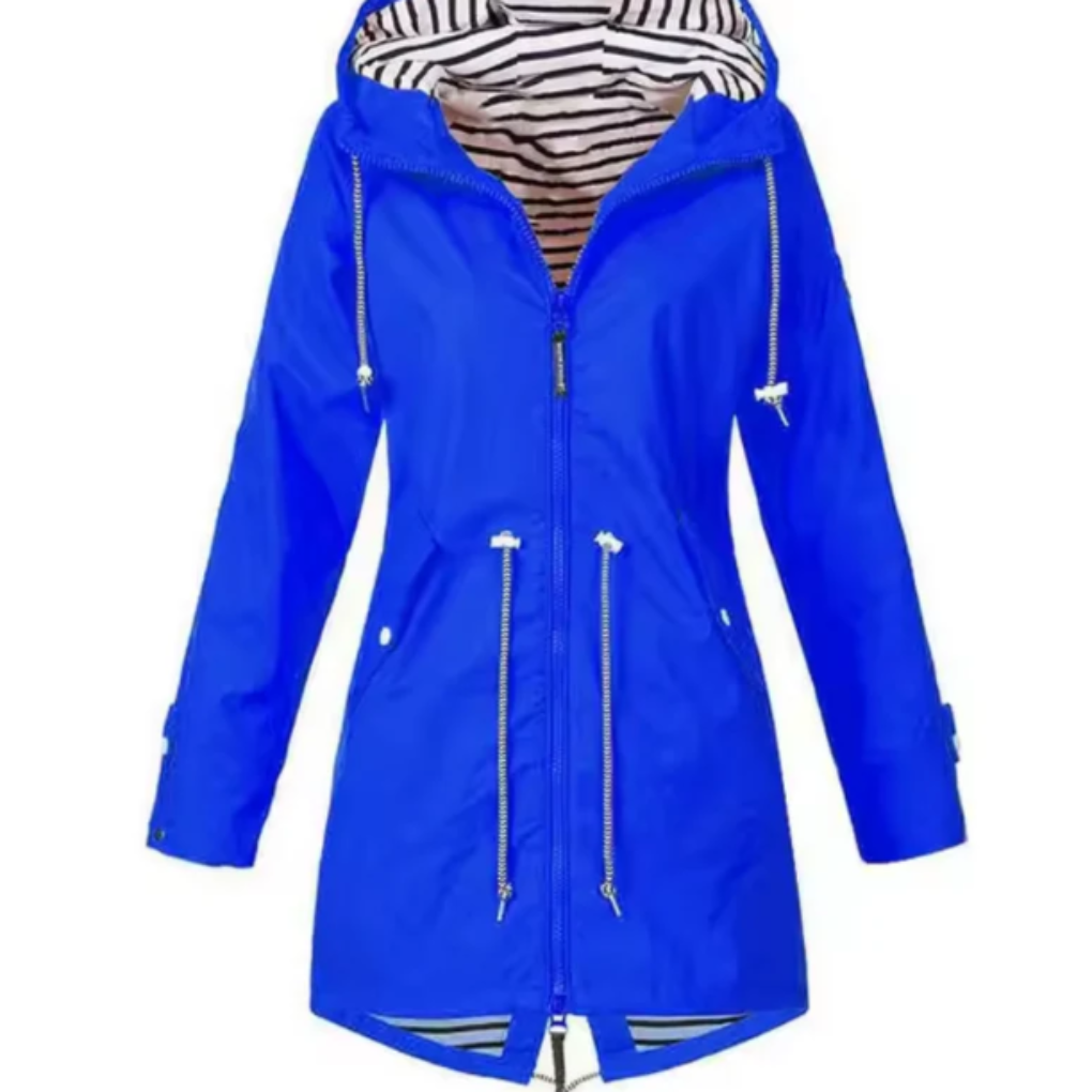 Veste imperméable avec capuche pour femmes