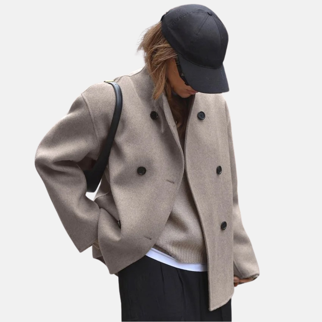 Manteau en Laine Vintage pour Femmes