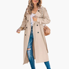 Manteau Trench pour Femmes avec Patte de Bouton Prix de Vente