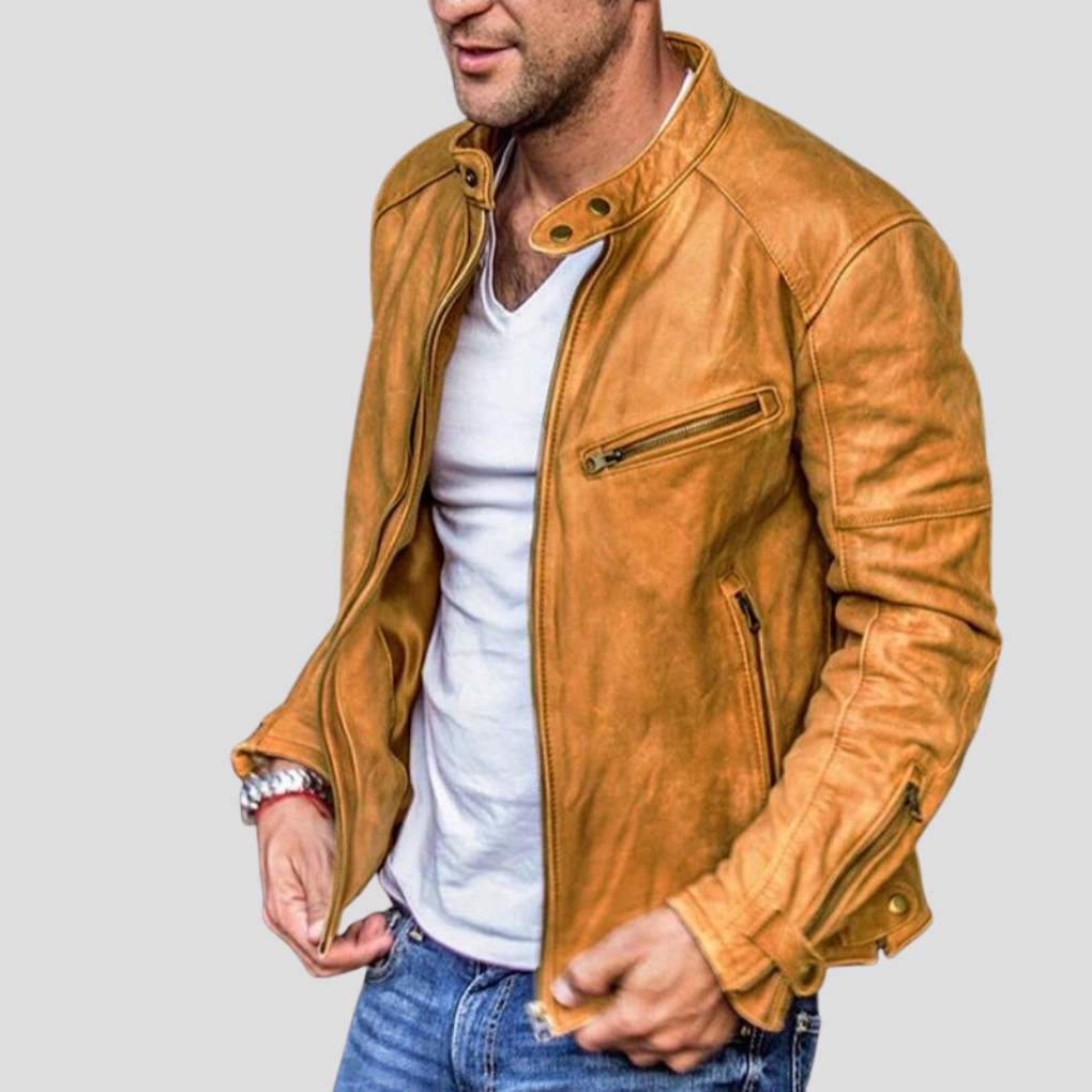 Veste pour homme à col montant – Couche moderne pour le port quotidien