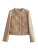 Veste Tweed Coupée Élégante pour Femmes Sophistication Intemporelle avec une Touche Moderne