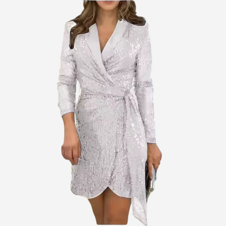 Robe Blazer Chic pour Femmes Sophistication avec une Touche Glamoureuse