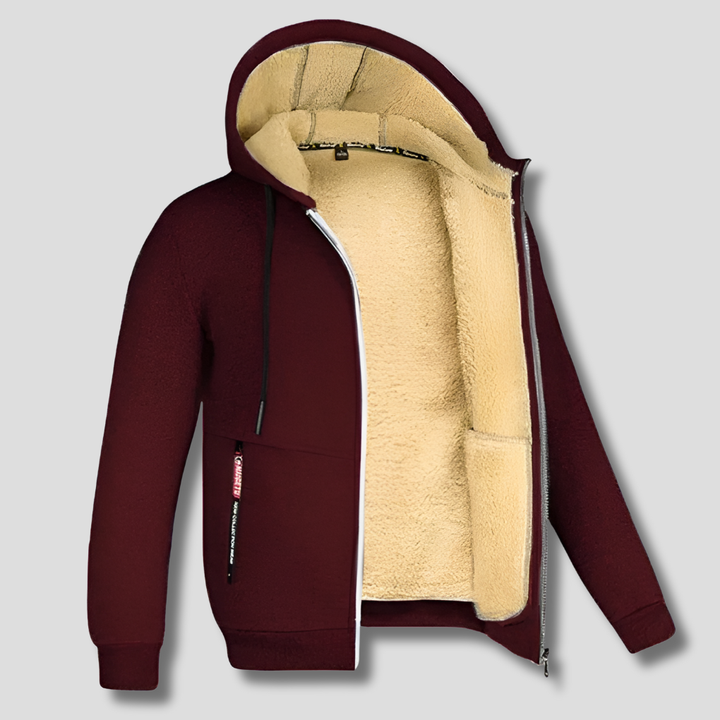 Pull Fleece pour Homme avec Doublure en Fourrure