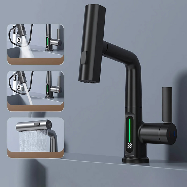 Robinet LED Flexible pour Cuisine & Salle de Bain
