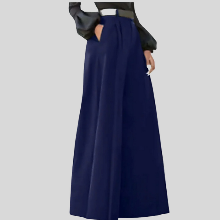 Pantalons Femme à Jambe Large – Style Sans Effort avec Flux Moderne
