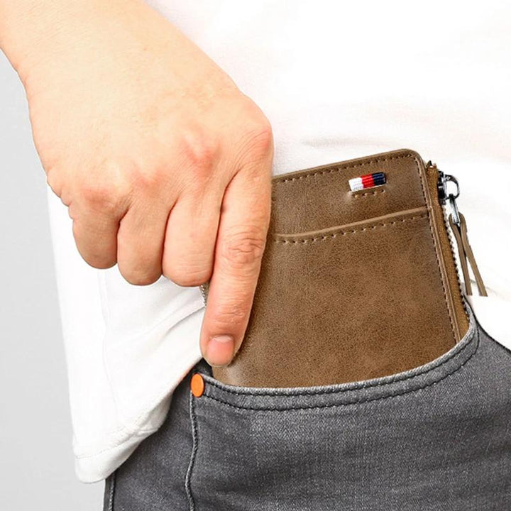 Portefeuille Compact Élégant avec Protection RFID