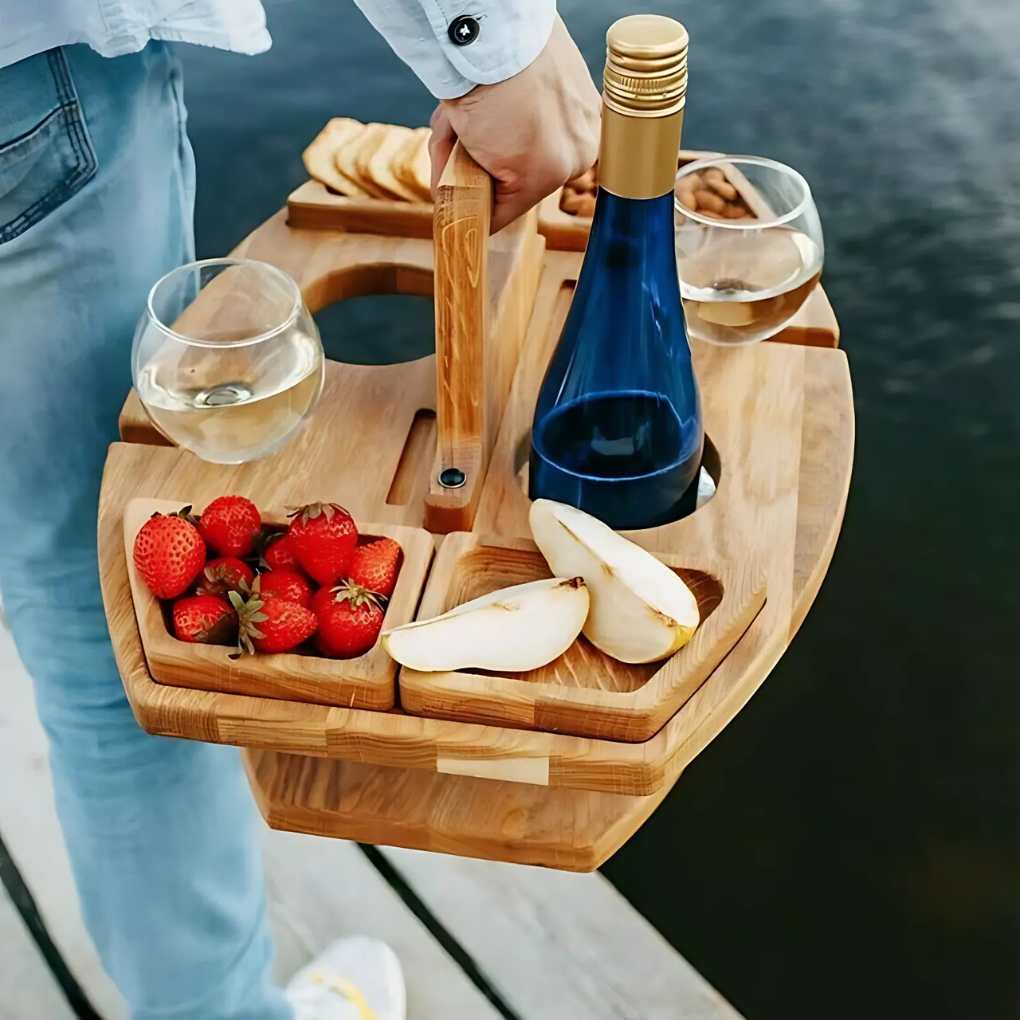 Table de pique-nique portable en bois