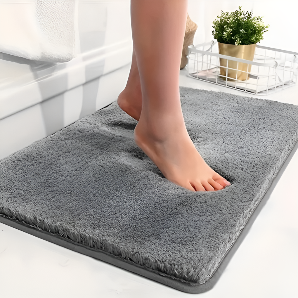 Tapis de Bain Doux Luxueux – Confort & Élégance pour Votre Routine Quotidienne