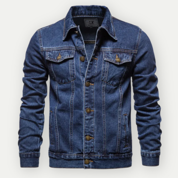 Veste en denim pour hommes style classique pour un port quotidien
