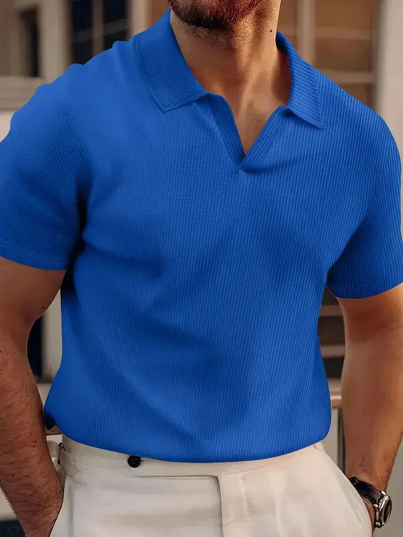 Chemise Polo Casual pour Hommes sans Boutons