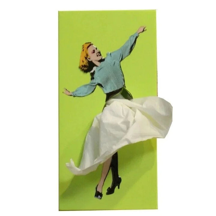 TissuChic - Distributeur de Mouchoirs Vintage avec Effet Flottant Amusant