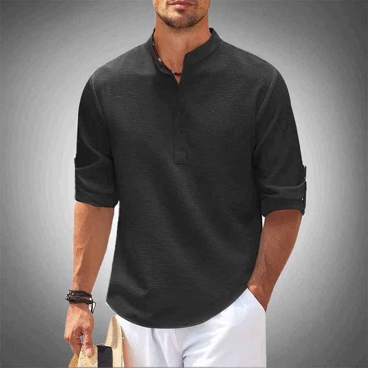 Maurice – Chemise en Lin Stylée pour l'Homme Moderne