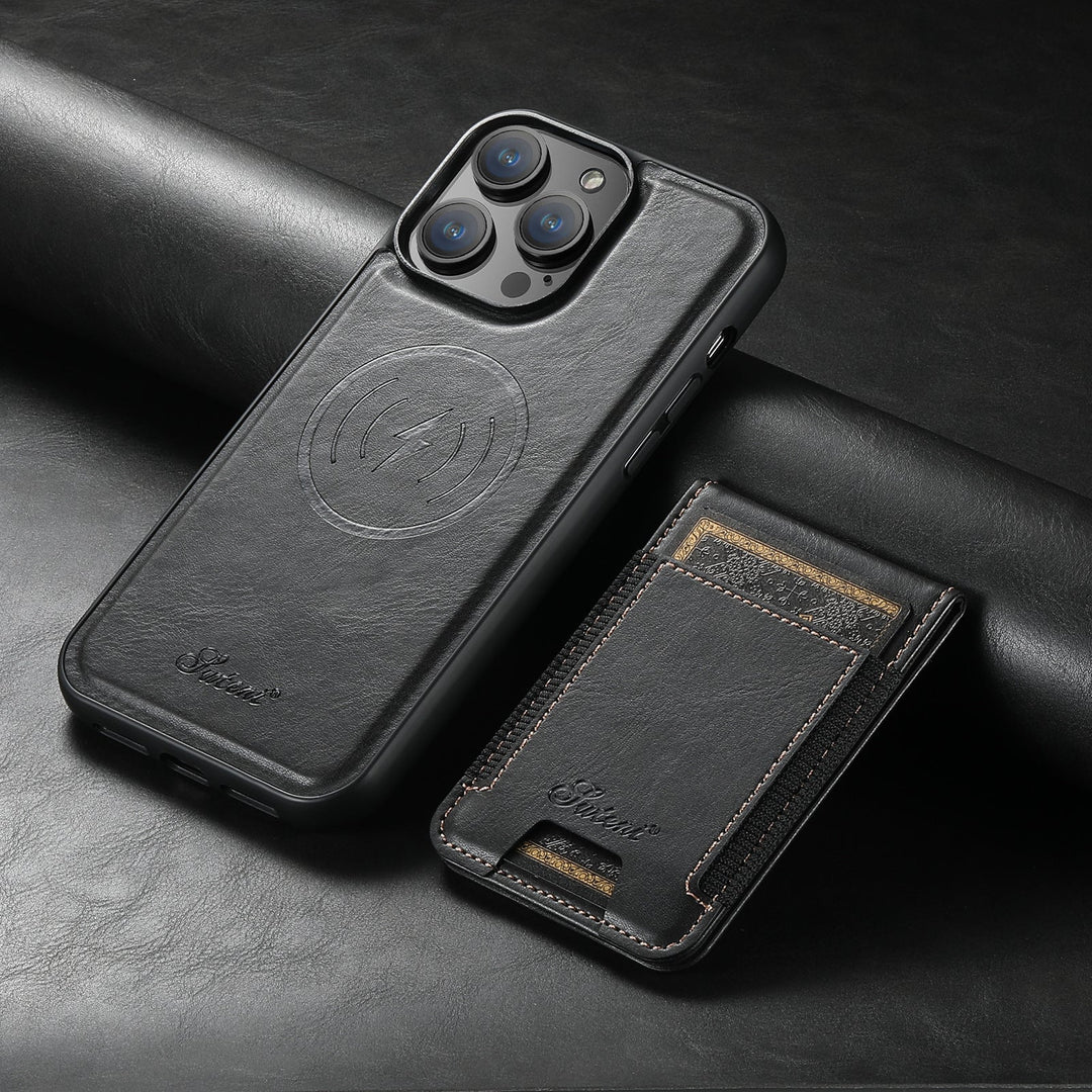 Coque de Téléphone Luxueuse avec Support de Carte