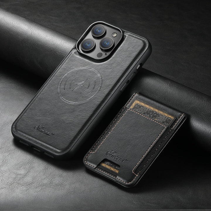 Coque de Téléphone Luxueuse avec Support de Carte