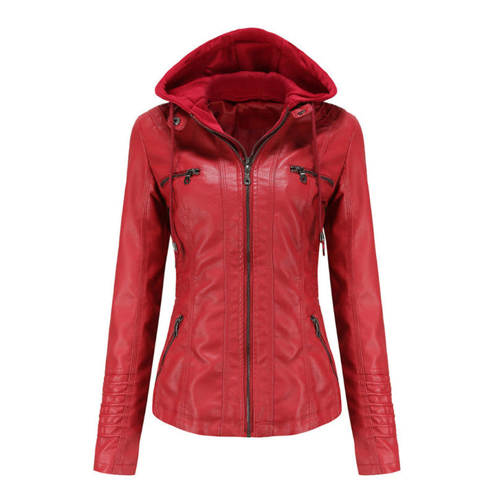 Veste en cuir d'été pour femmes élégance légère pour jours chauds