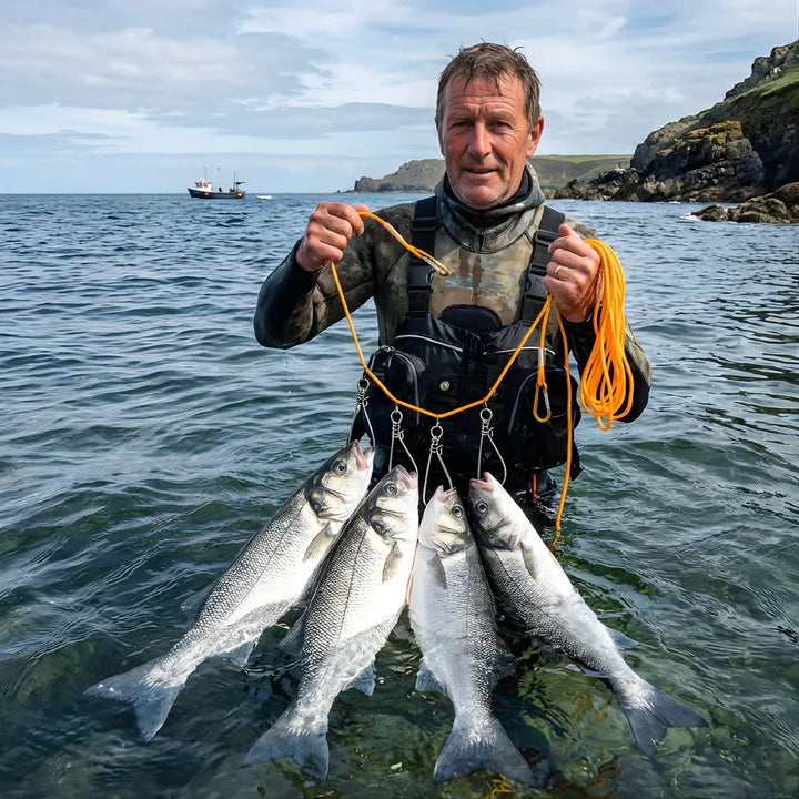 Verrou de poisson avec corde en nylon