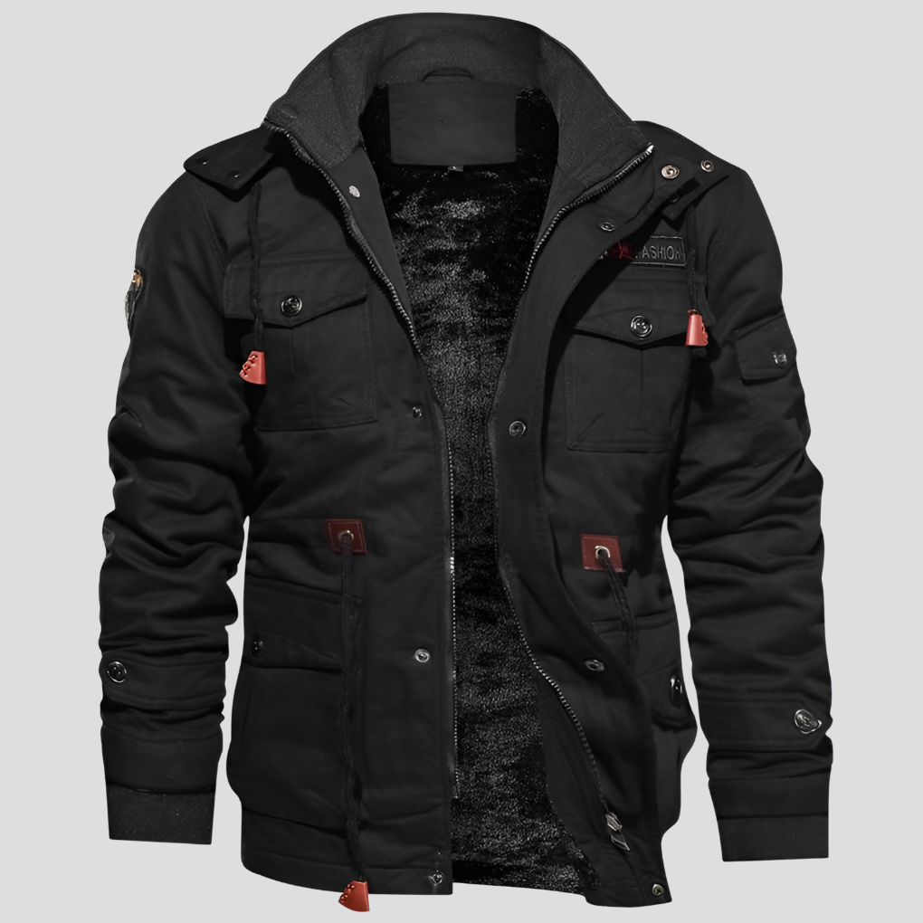 Veste Homme Robuste Résistante au Vent et Chaude