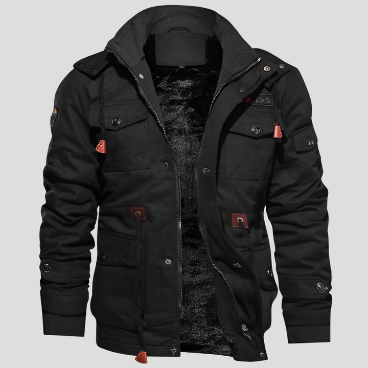 Veste Homme Robuste Résistante au Vent et Chaude