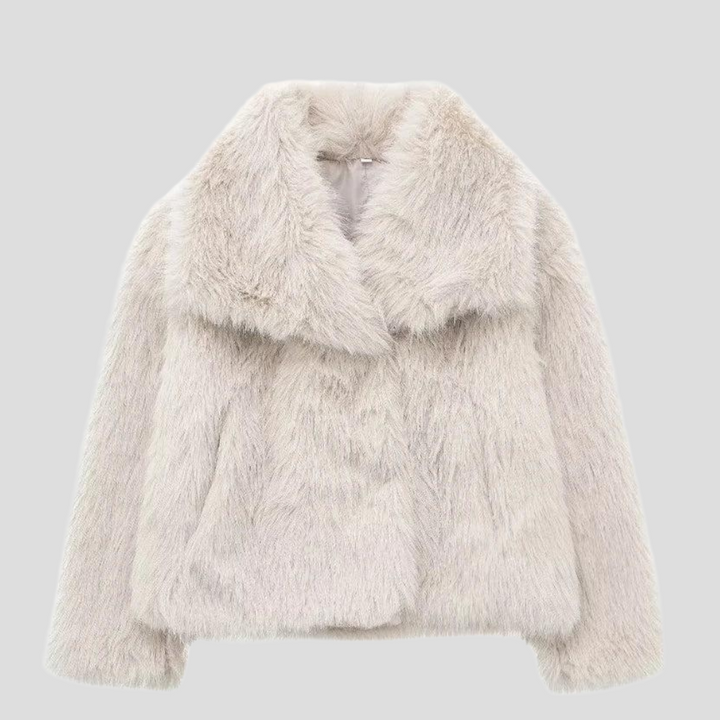 Veste en fausse fourrure pour femme
