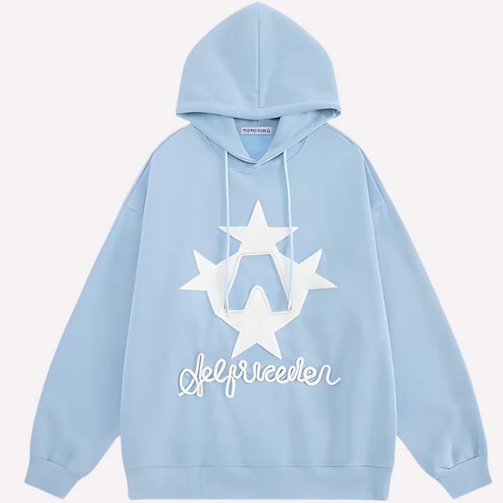 Sweat à Capuche Graphique Oversize Femme