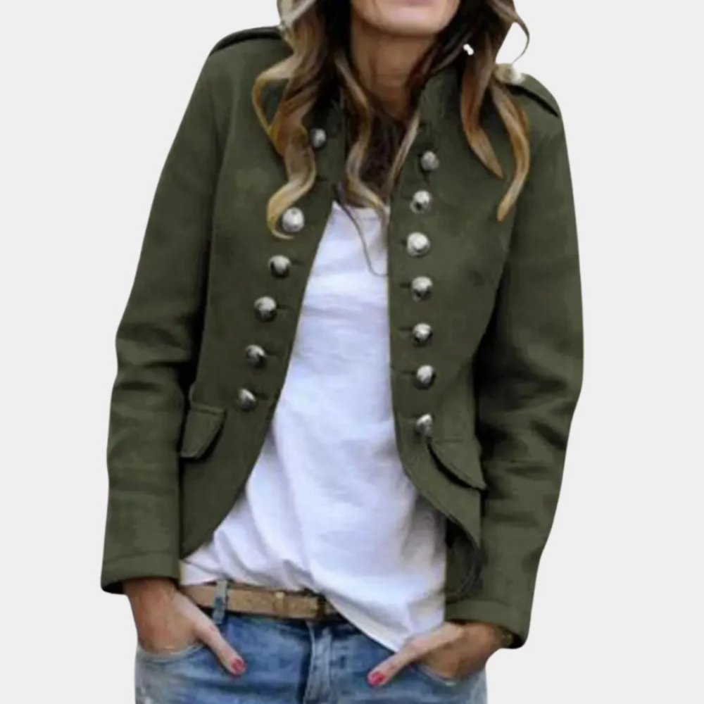 Manteau en Laine Double Breasted pour Femme
