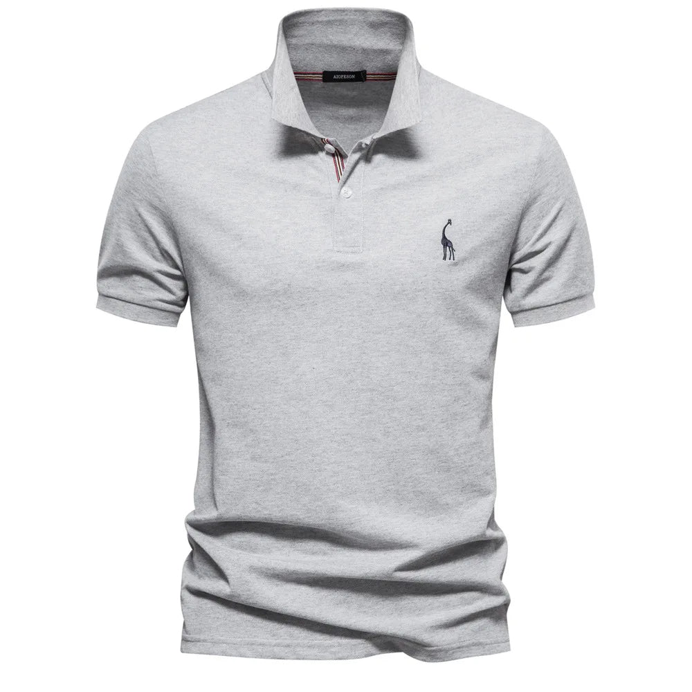 Polo Classique Ralph pour Homme avec Broderie Style Intemporel avec Détails Raffinés