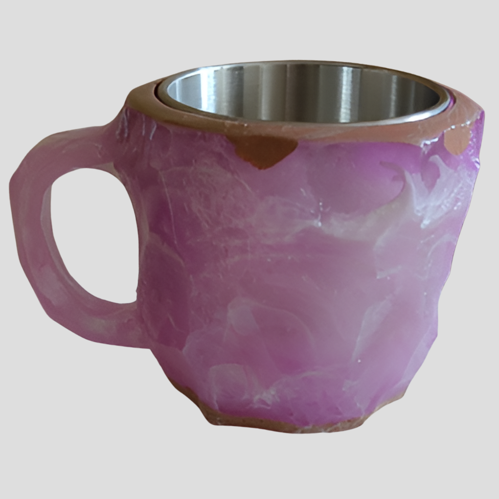 Mugs à café en cristal minéral