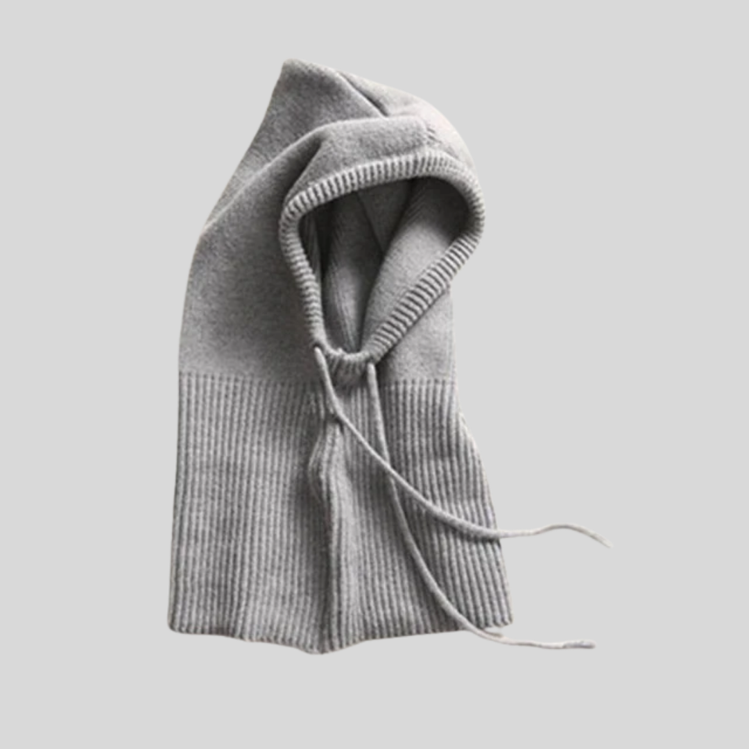 Chaleur de cou à capuche tricotée pour l'hiver