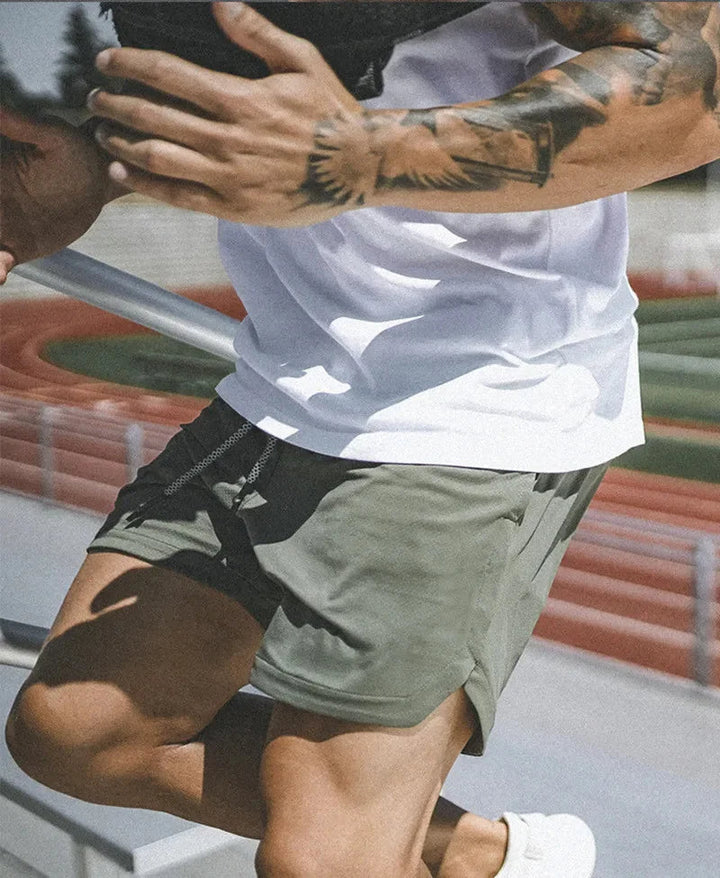 Shorts de sport 2-en-1 pour hommes – Conçus pour la performance et le confort