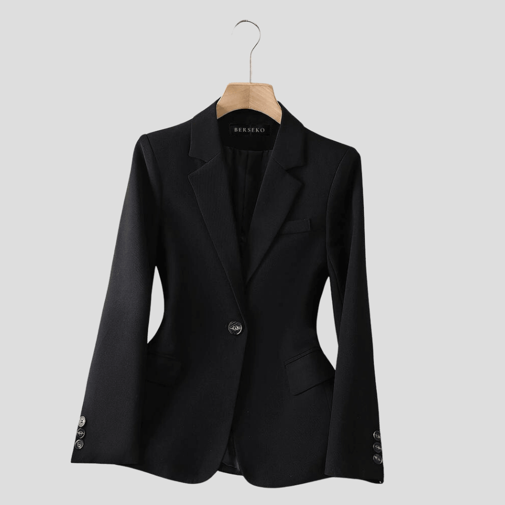 Blazer Femme Simple Boutonnage