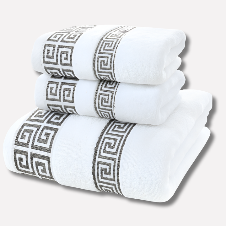 Ensemble de serviettes en coton Casa Luxe Athena (2 pièces)