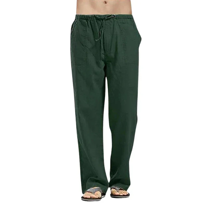 Ralph – Pantalons en lin respirant pour hommes avec ajustement surdimensionné