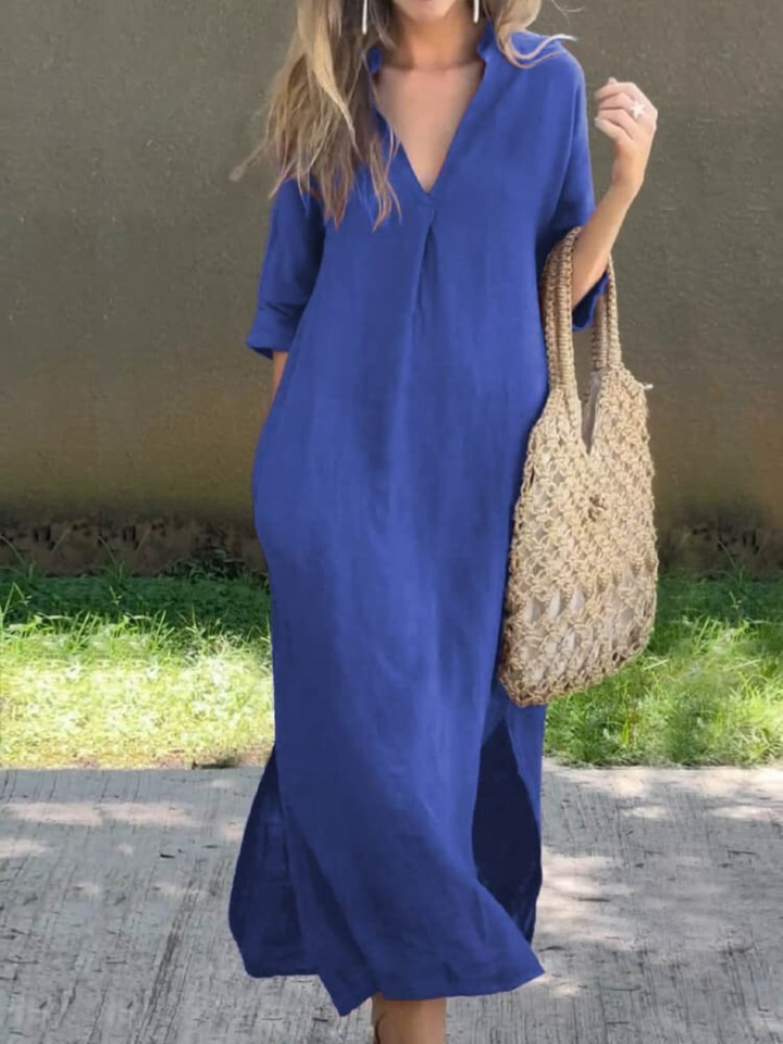 Brigittel – Robe Maxi Femme | Élégance Sans Effort