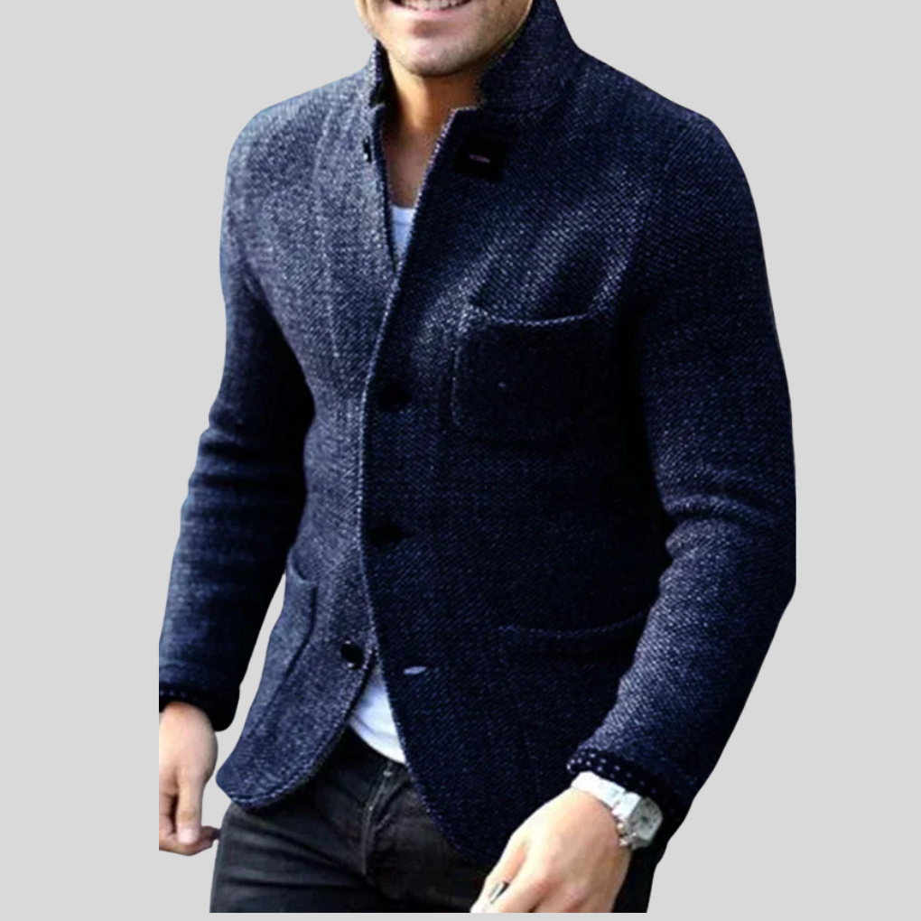 Blazer en Duvet pour Homme – Style Moderne avec Chaleur par Temps Froid