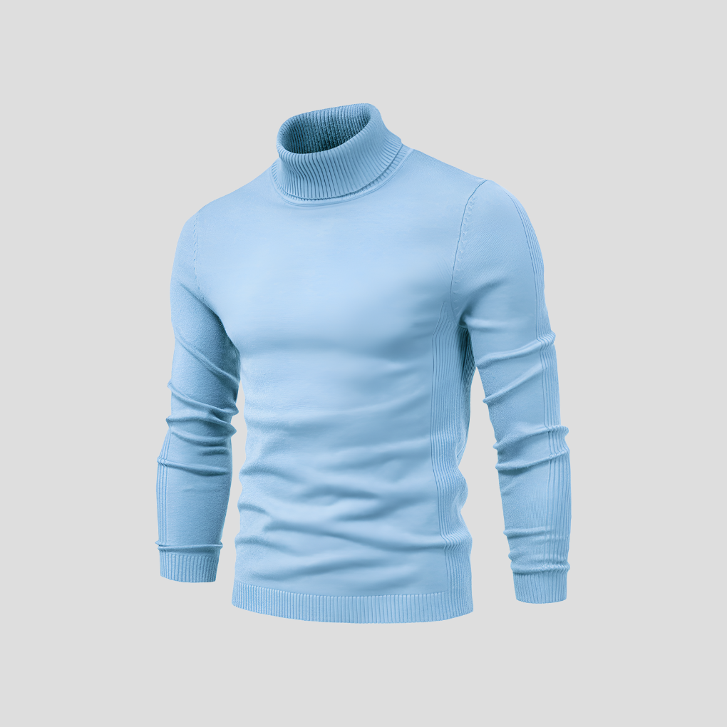 Pull Col Roulé Homme – Casual – Toute Saison