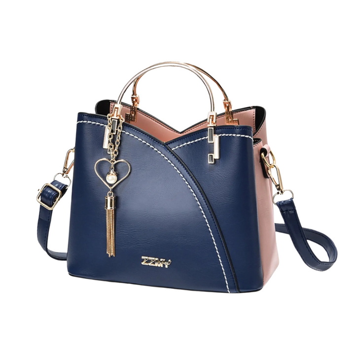 Luxetote – Sac à main patchwork vintage en cuir PU pour femmes