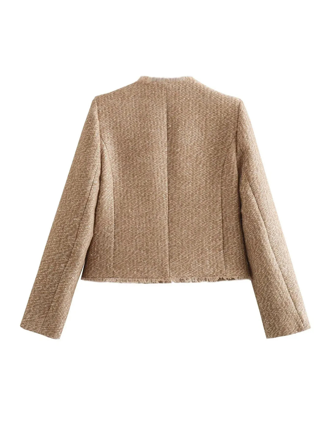 Veste Tweed Coupée Élégante pour Femmes Sophistication Intemporelle avec une Touche Moderne