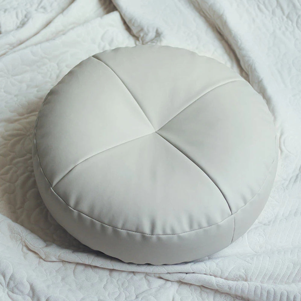 Coussin en Cuir PU Nappa style japonais
