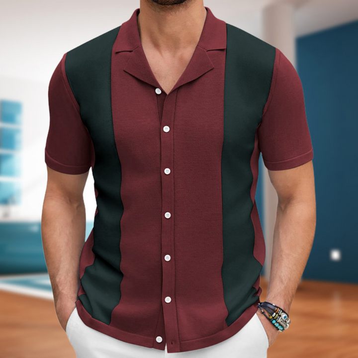 Chemise Casual en Coton pour Hommes Élégante