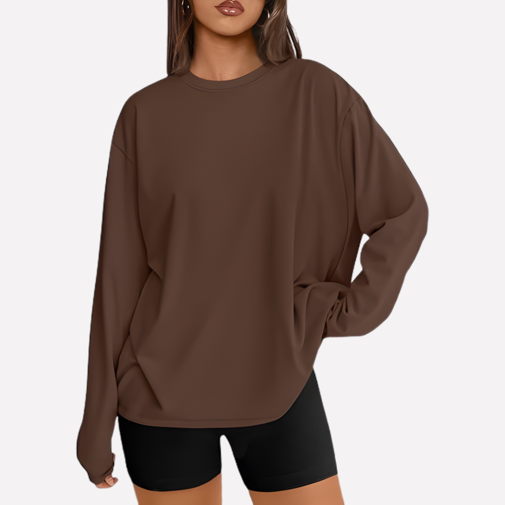 Chemise Longue Manches Amples Femme