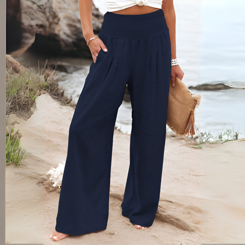 Pantalons en lin confortables pour femmes