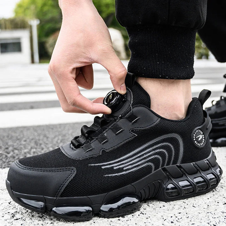 Chaussures de travail à lacets conçues pour l'équilibre pour hommes